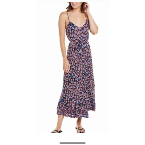 10 Crosby Derek Lam Intermix Dresses & Skirts - DEREK LAM 10 CROSBY Leilani Dress, Size M, Black Pink Floral, Slip Dress Fairy